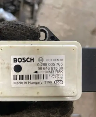 Peugeot 508 ESP acceleration yaw rate sensor 9664661580 0265005765 7042811