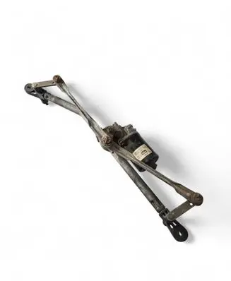 Front wiper linkage and motor
