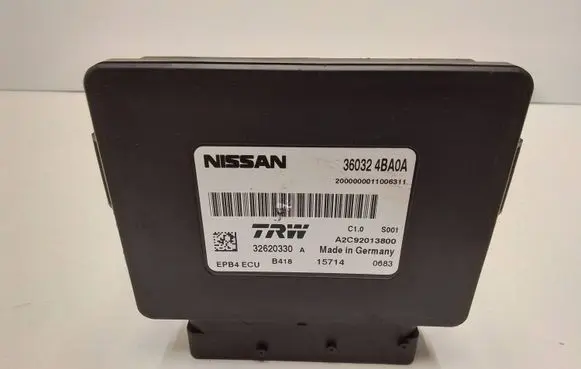 Nissan Qashqai Hand brake control module 360324BA0A