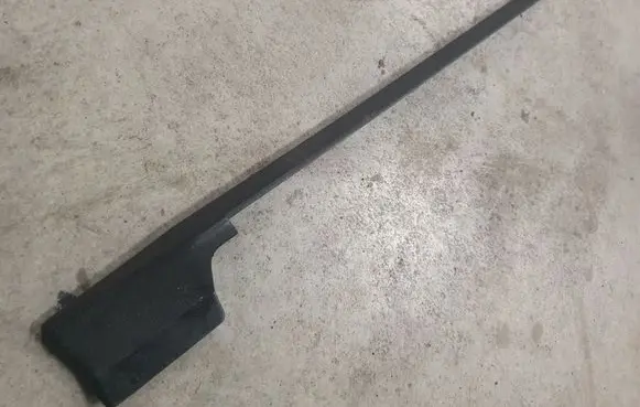 Volkswagen Golf I Front passenger seat rail trim 171881088A