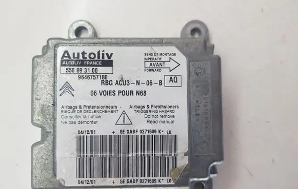 Citroen Xsara Picasso Airbag control unit/module 9646757180