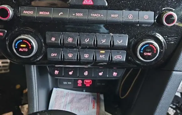 Climate control/heater control trim