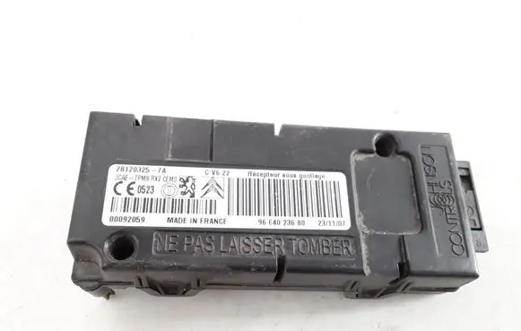 Peugeot 307 Tire pressure control unit 9664023680