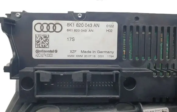 Audi A4 S4 B8 8K Climate control unit 8K1820043AN
