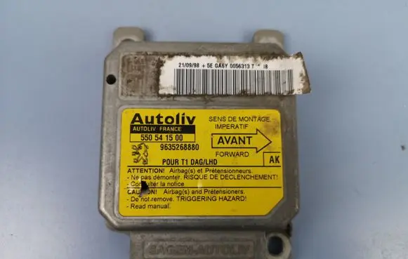 Peugeot 206 Airbag control unit/module 550541500 9635268880