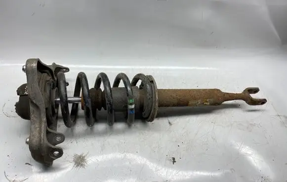Front shock absorber with coil spring