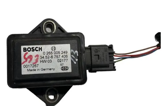 BMW 7 E65 E66 ESP acceleration yaw rate sensor 6757406 34526757406 0265005249