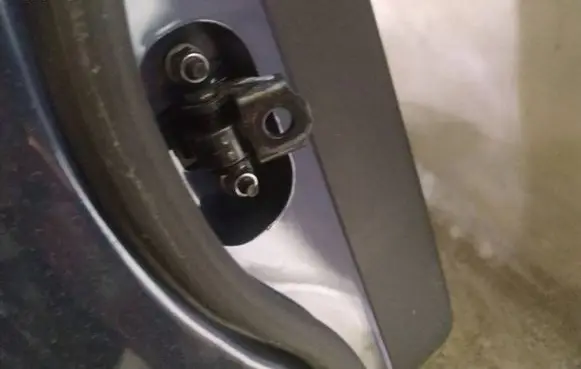 Rear door check strap stopper