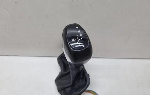 BMW 5 E60 E61 Gear lever shifter trim leather/knob 9391196