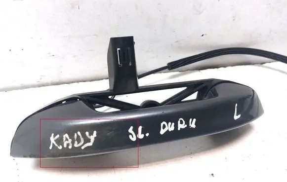 Volkswagen Caddy Sliding door exterior handle 7T0843351