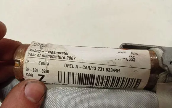 Opel Zafira B Roof airbag 366398980