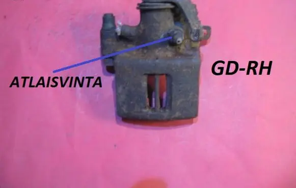 Renault Laguna I Rear brake caliper 77004884