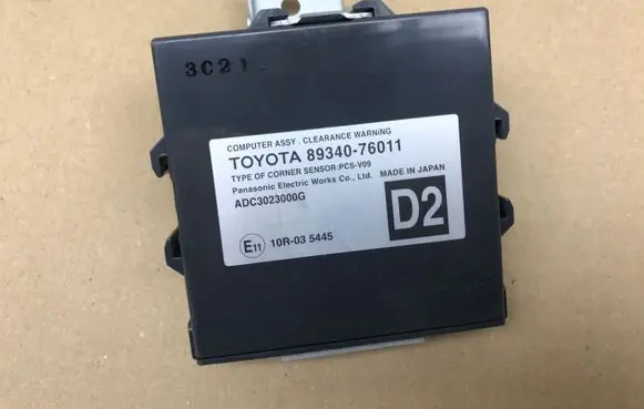 Lexus CT 200H Parking PDC control unit/module 8934076011