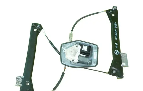 Volkswagen Scirocco Front door window regulator with motor 1K8837462G