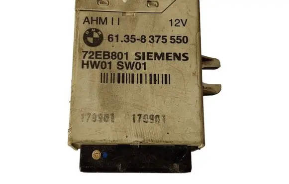BMW 7 E38 Tow bar trailer control unit/module 8375550 61358375550 72EB801