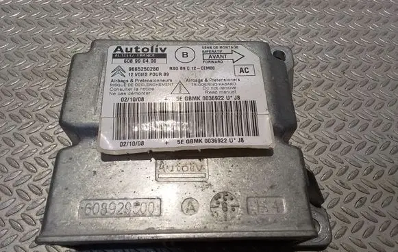 Citroen Berlingo Airbag control unit/module 9665250280
