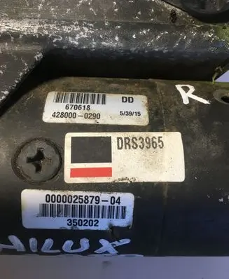 Toyota Hilux (AN10, AN20, AN30) Starter motor 4280000290