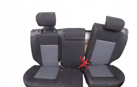 Mercedes-Benz A W169 Second row seats 
