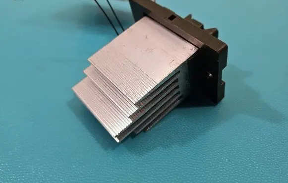 Heater blower motor/fan resistor