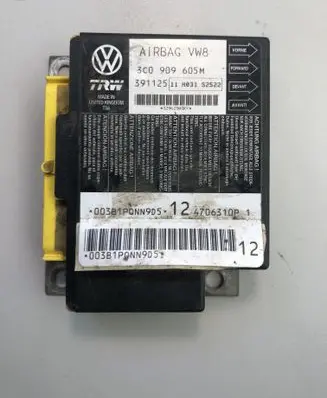 Volkswagen PASSAT B6 Airbag control unit/module 3C0909605M 391125