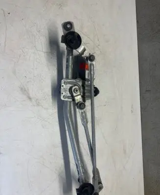 Front wiper linkage and motor