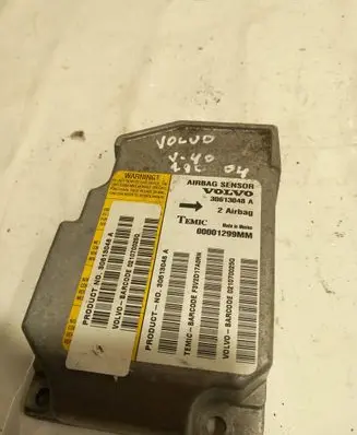 Volvo S40, V40 Airbag control unit/module 30613048A 00001299MM 2AJD39
