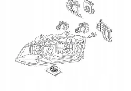 Volkswagen PASSAT B8 Headlight/headlamp LAMPA5555