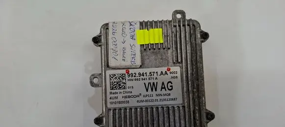 Skoda Superb B8 (3V) Headlight ballast module Xenon 992941571AA 2026000801