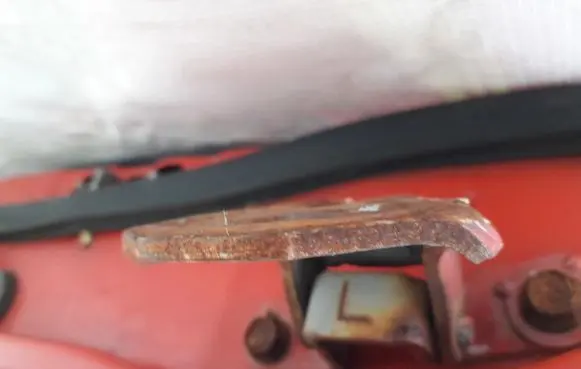 Mazda 323 Front door upper hinge