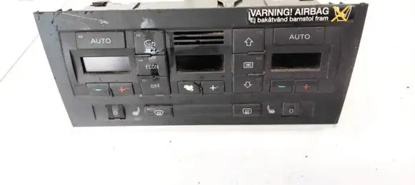 Audi A4 S4 B6 8E 8H Climate control unit 8E0820043AB