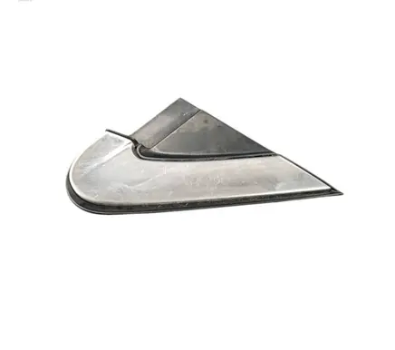 Front door glass trim molding