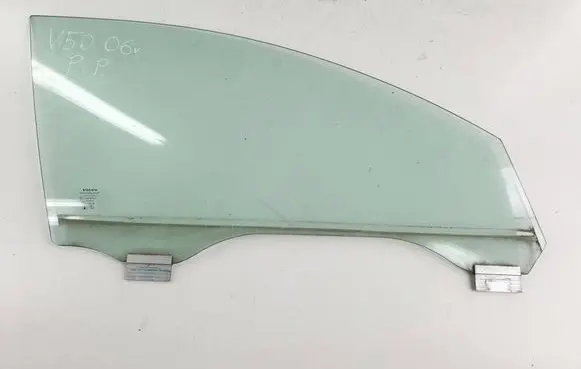 Volvo V50 Front door window glass four-door