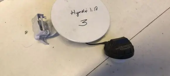 Hyundai i10 Fuel tank cap lock 