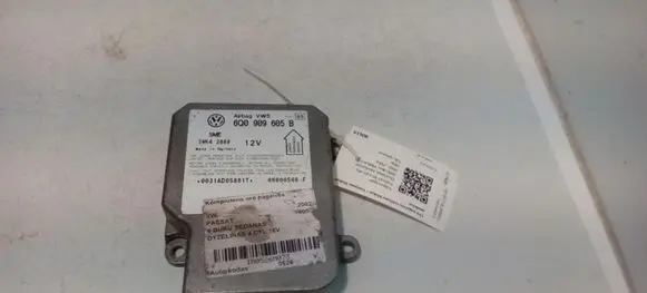 Volkswagen PASSAT B5.5 Airbag control unit/module 6Q0909605B 5WK42869
