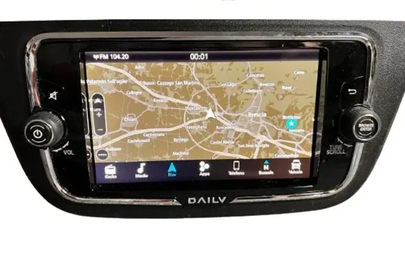 Fiat Iveco Daily Radio/CD/DVD/GPS head unit 5802243444
