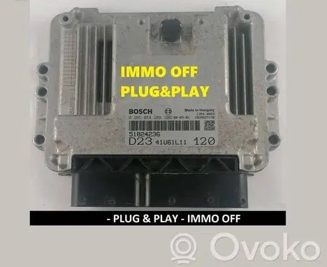 Fiat Ducato Engine control unit/module 51824236 0281014209