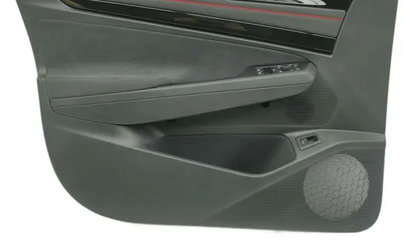 Front door card panel trim