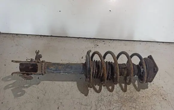 Front shock absorber with coil spring