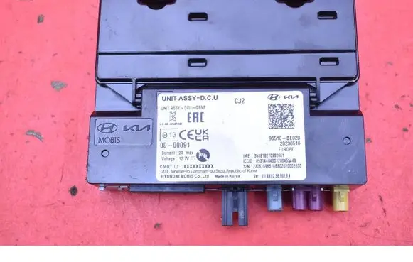 Hyundai Kona I Engine control unit/module ECU 96510BE020