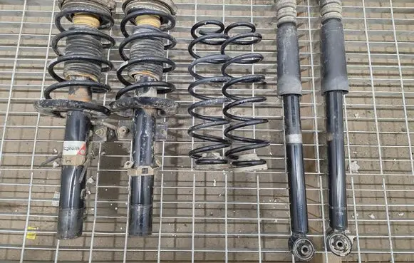 Audi A2 Set of springs and shock absorbers (Front and rear) 383331EGT
