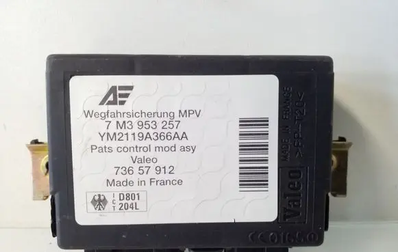 Volkswagen Sharan Immobilizer control unit/module 7M3953257 73657912