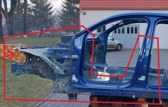Mercedes-Benz EQC Front side member 