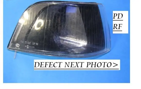 Volvo S40, V40 Front indicator light 30621832 30621834