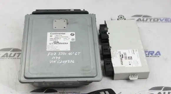 BMW 5 GT F07 Engine ECU kit and lock set 7604075