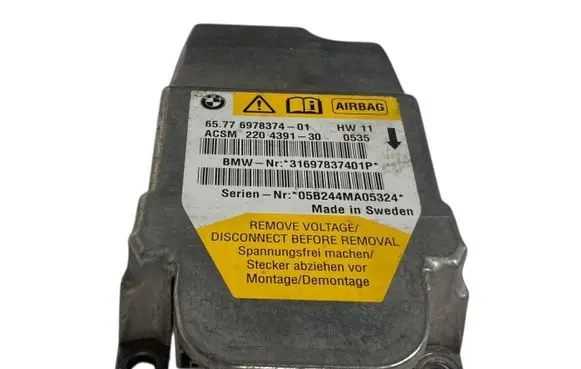 BMW 5 E60 E61 Airbag control unit/module 6978374 65776978374