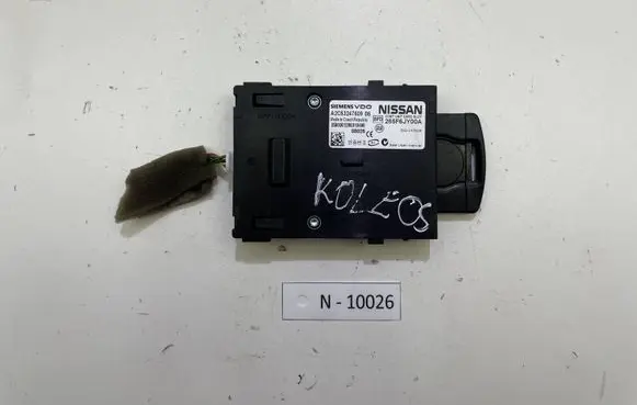 Renault Koleos I Ignition key card reader 285F6JY00A A2C53247609