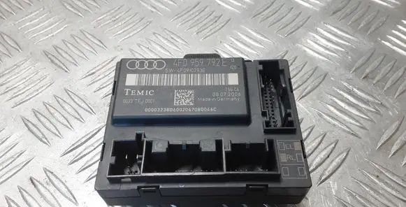 Audi A6 S6 C6 4F Door control unit/module 4F0959792E