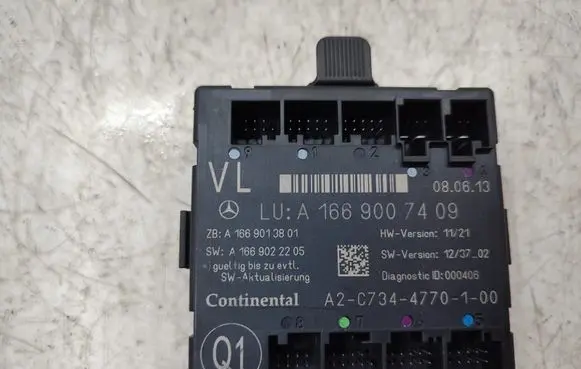 Mercedes-Benz ML W166 Door control unit/module A1669007409