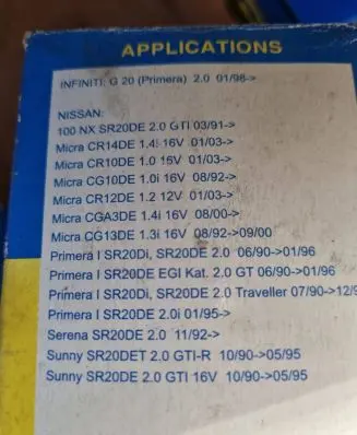 Nissan Micra Fuel filter SM148 W61083 PH5166