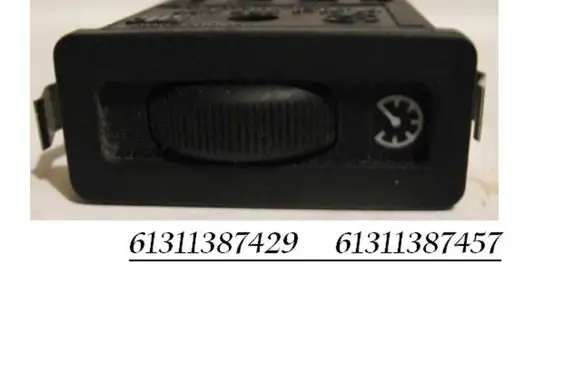 Panel lighting control switch
